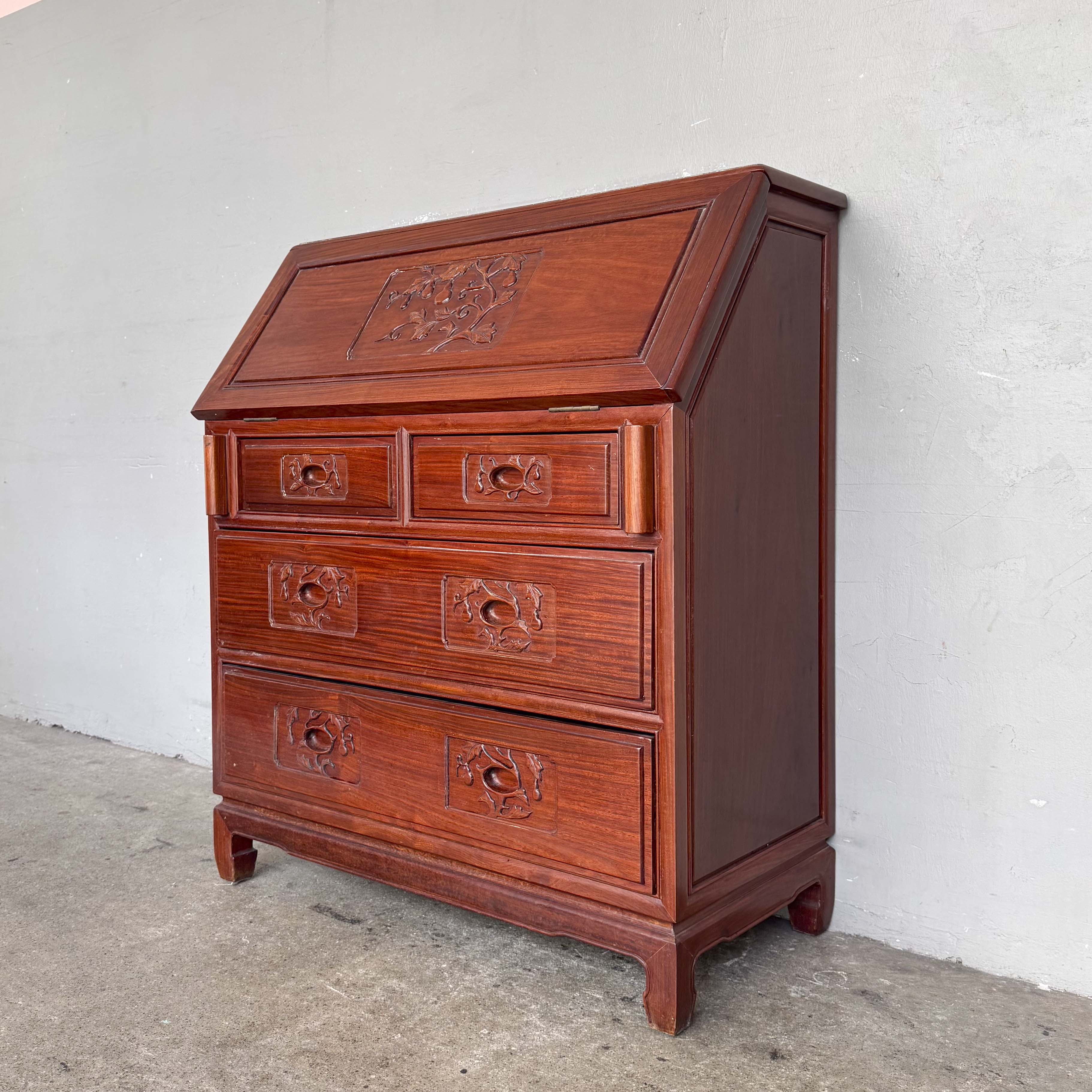Rosewood Flip-Top Writing Bureau