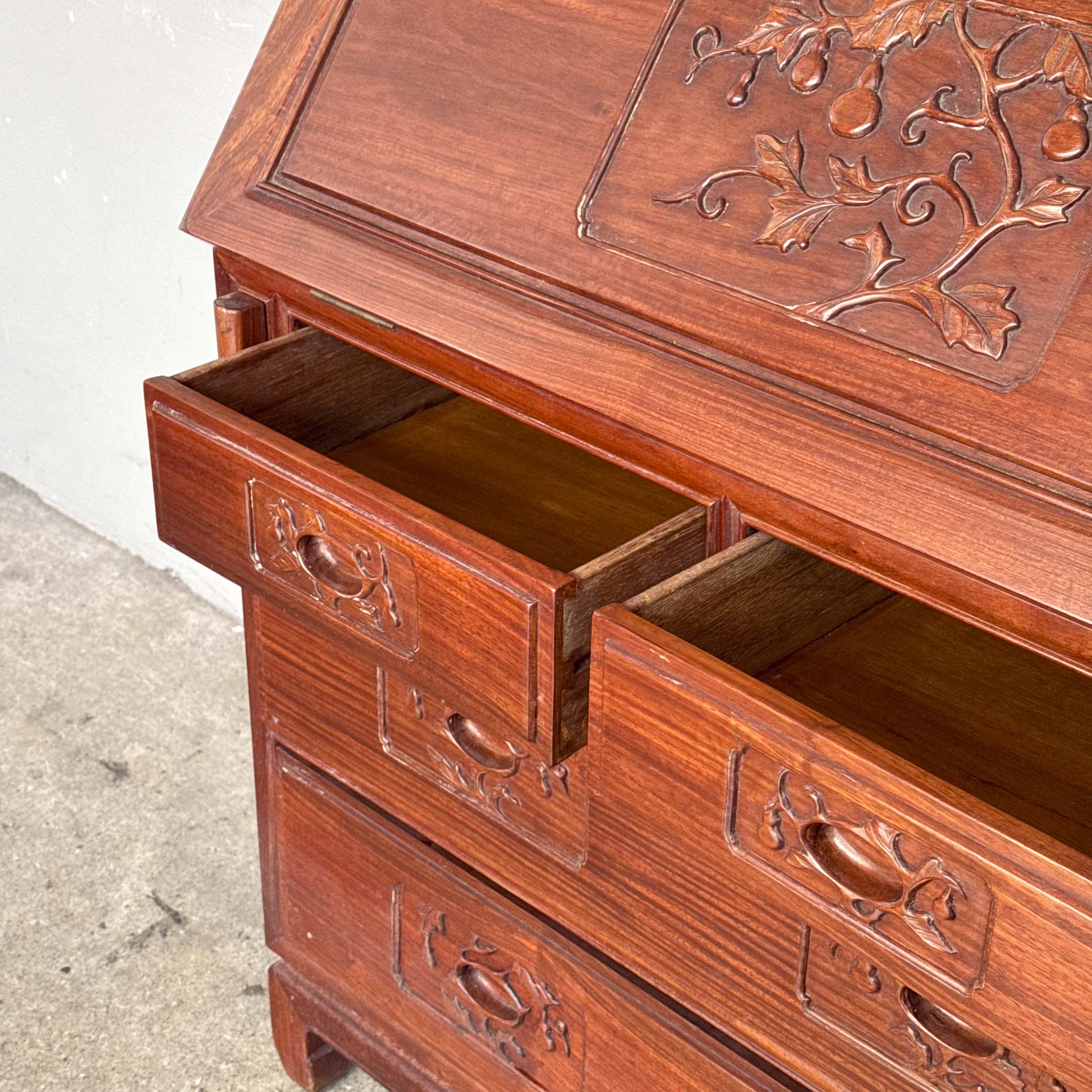 Rosewood Flip-Top Writing Bureau