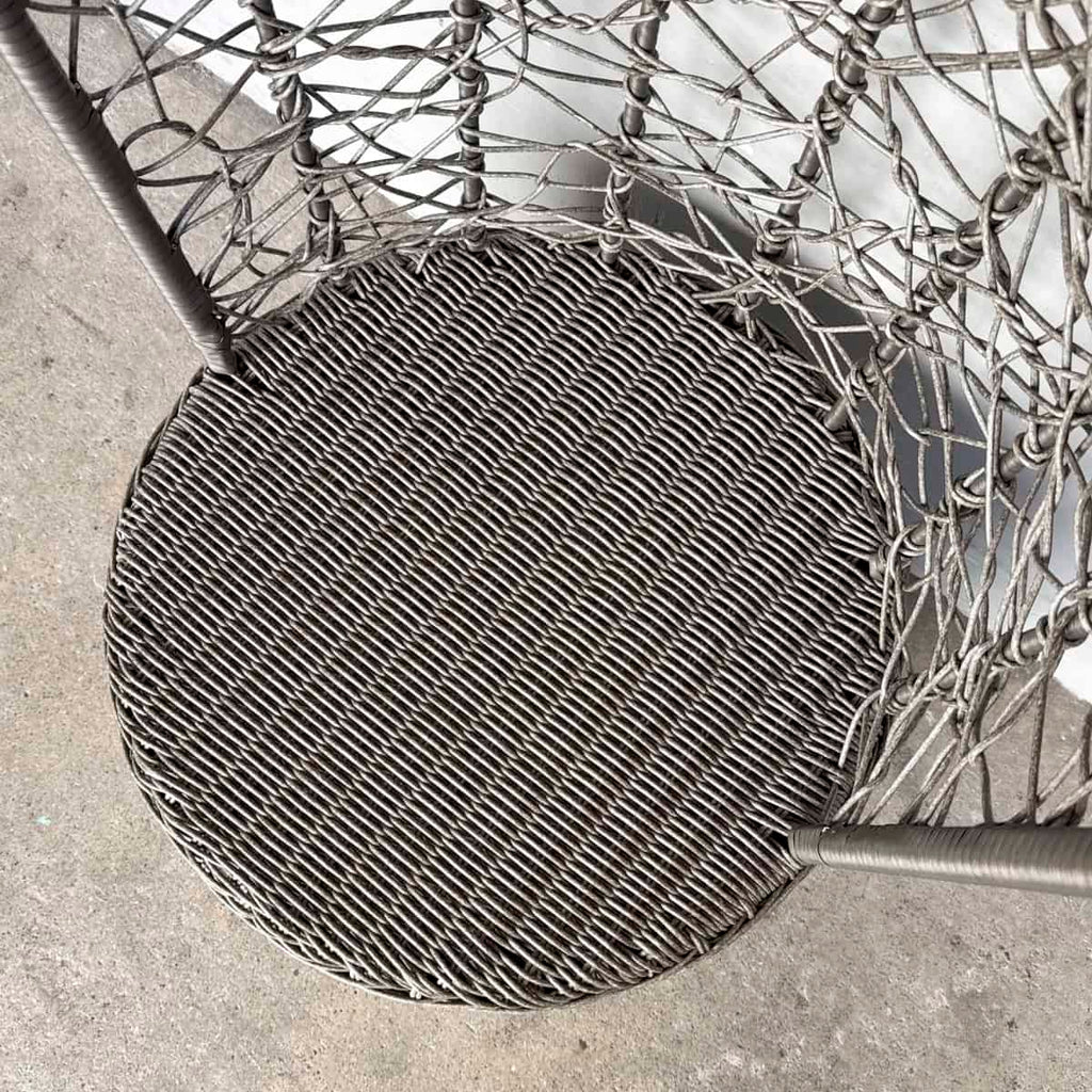 Synthetic Rattan High Back Outdoor Chair