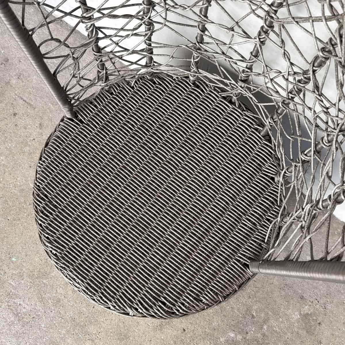 Synthetic Rattan High Back Outdoor Chair