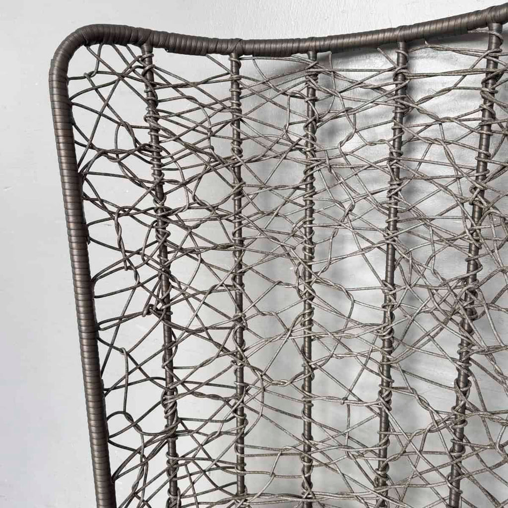 Synthetic Rattan High Back Outdoor Chair
