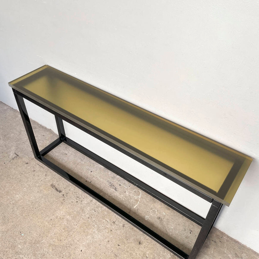 Lucite Top Console Table (Small)