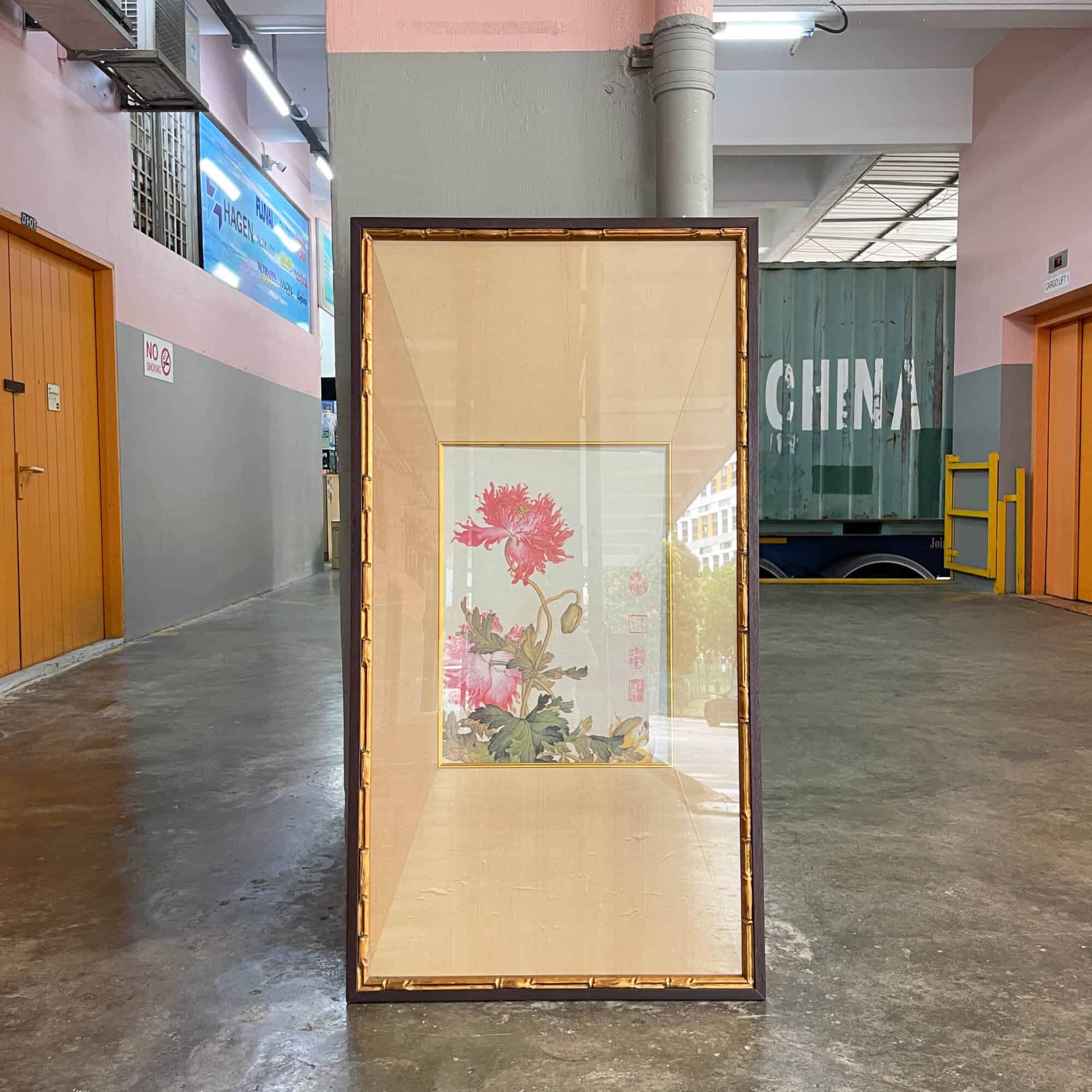 Lang Shining "Flowers & Birds" Print 郎世宁 - 仙萼長春牡丹 (1)