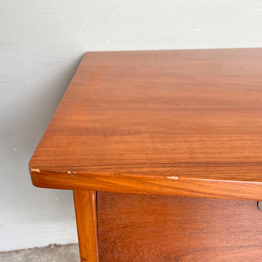 Upcycled Vintage Burmese Teak Writing Desk