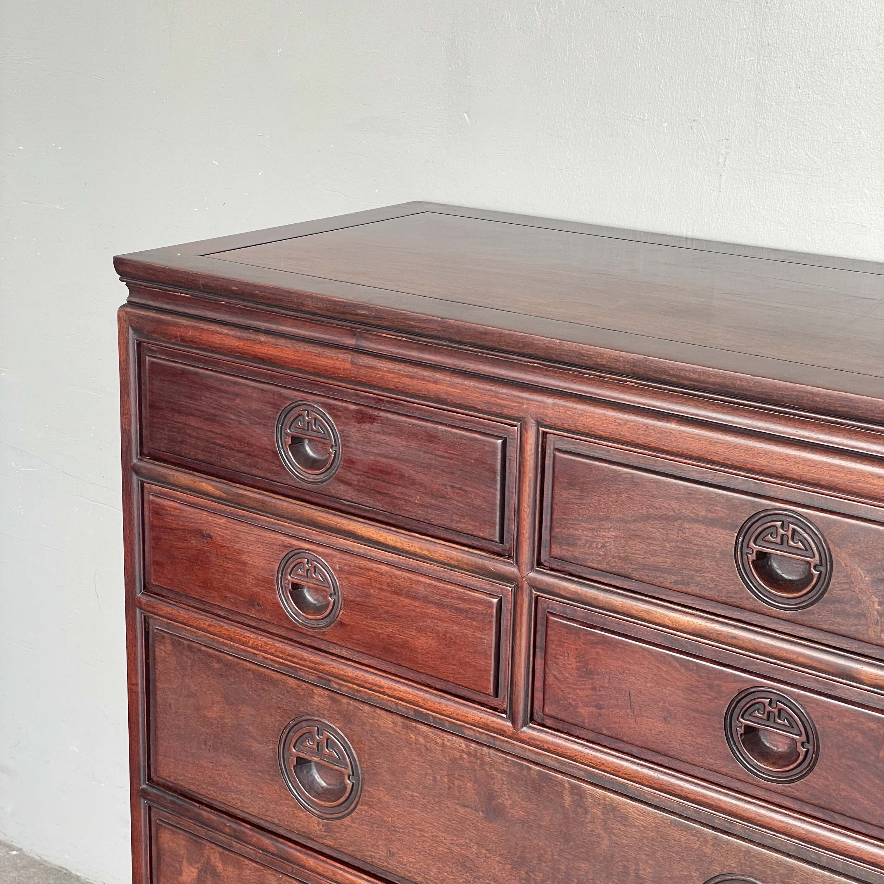 Large Rosewood Chest of Drawer