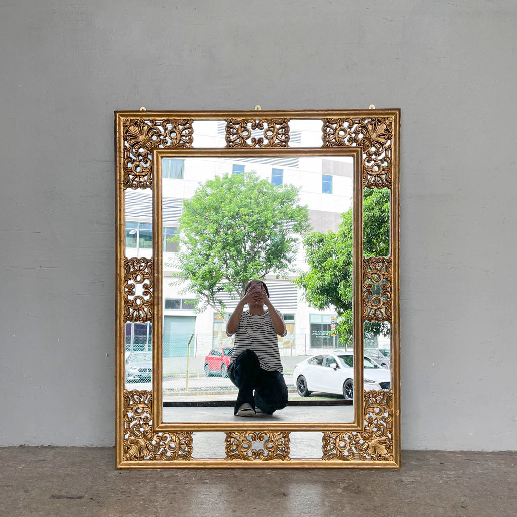 Ornate Gold Gilt Wall Mirror