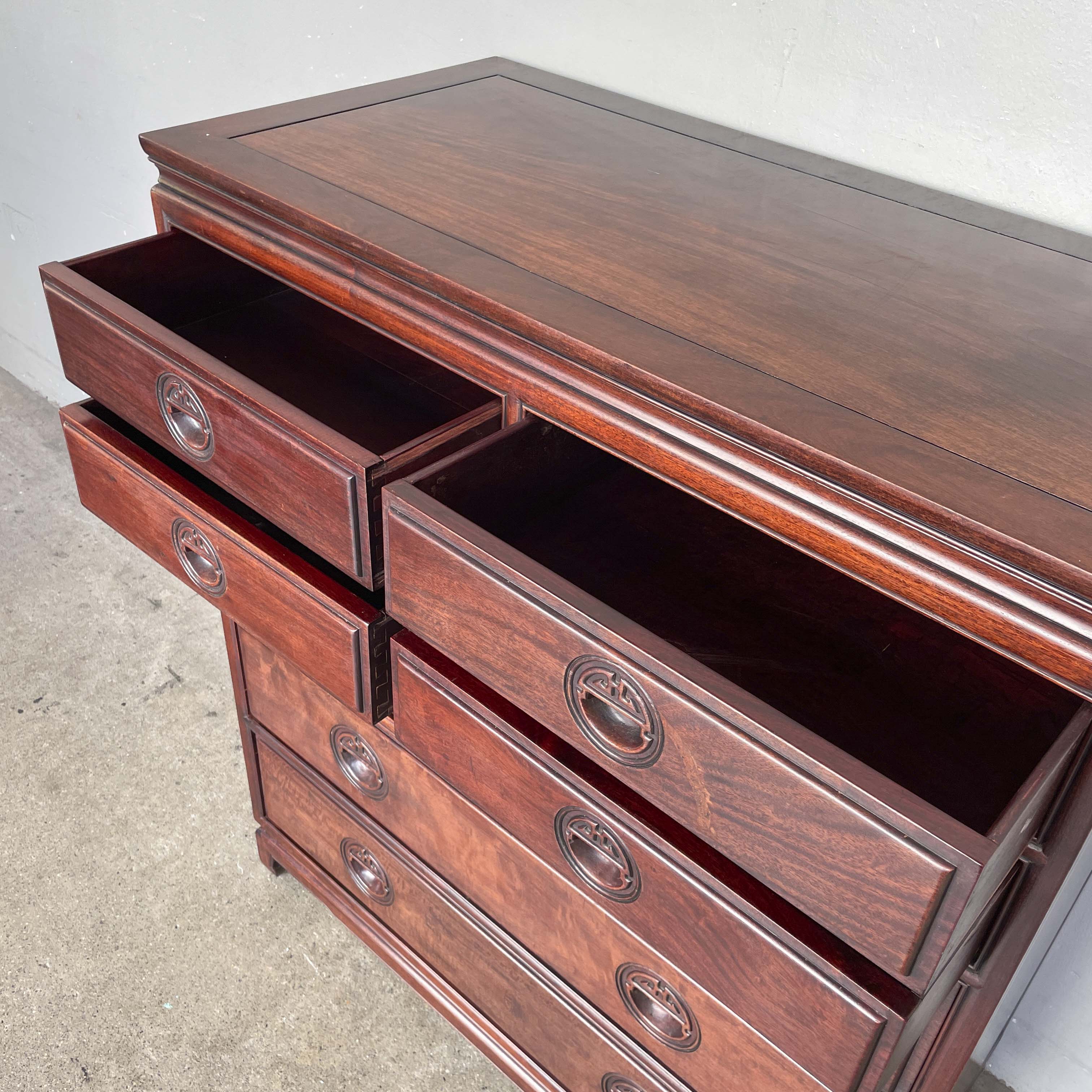 Large Rosewood Chest of Drawer