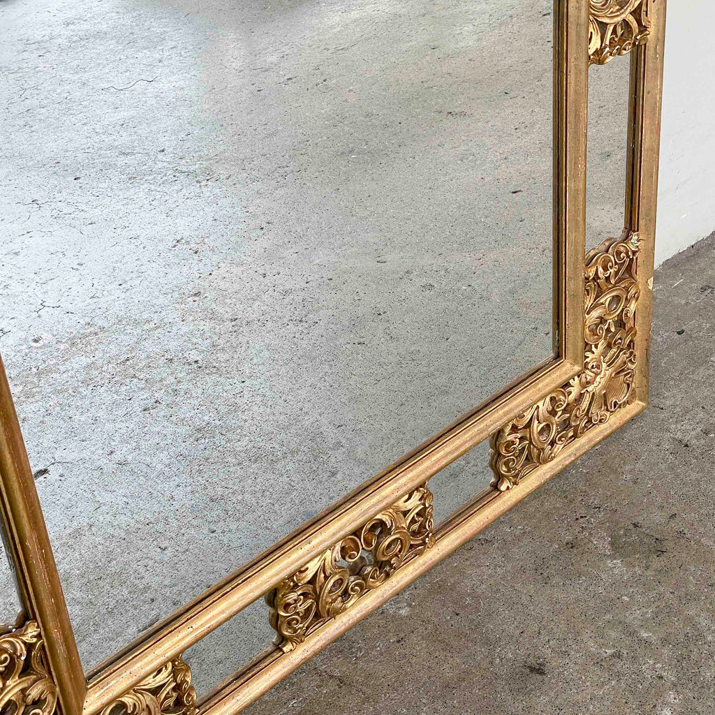 Ornate Gold Gilt Wall Mirror