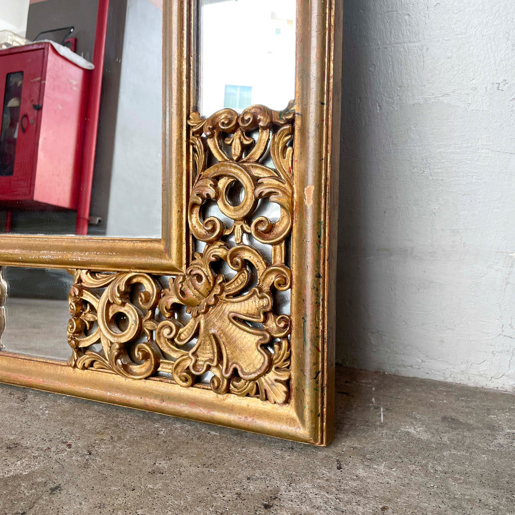 Ornate Gold Gilt Wall Mirror