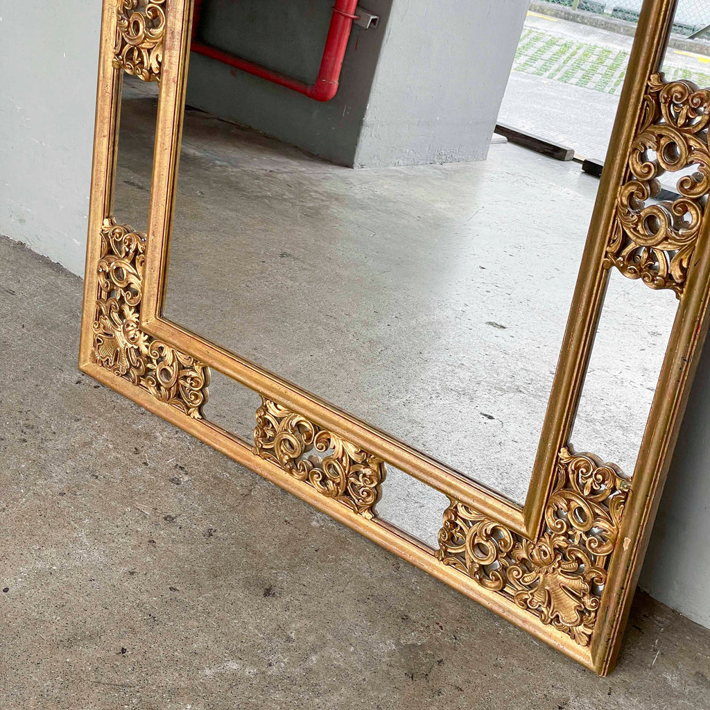 Ornate Gold Gilt Wall Mirror