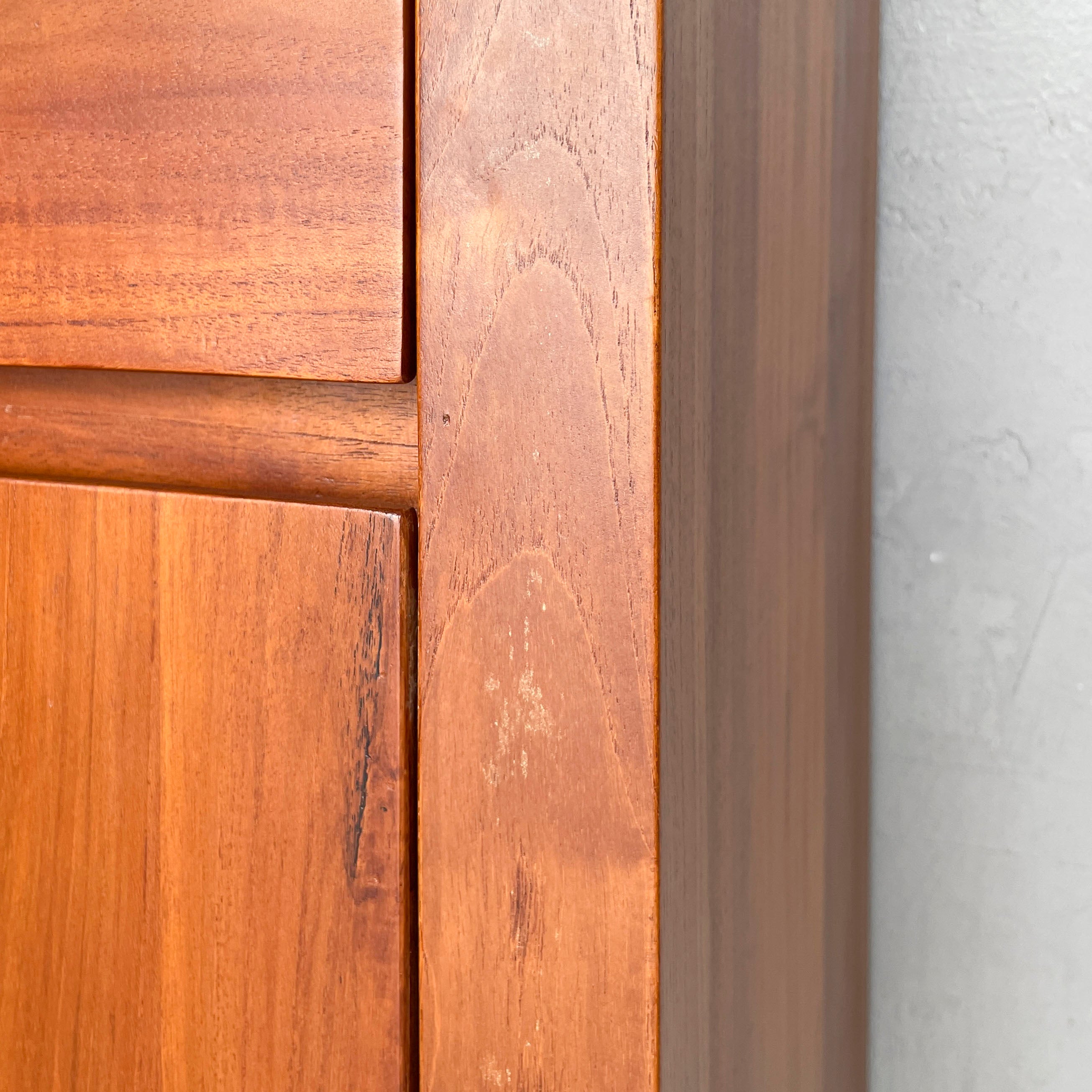 Slim Teak Side Cabinet
