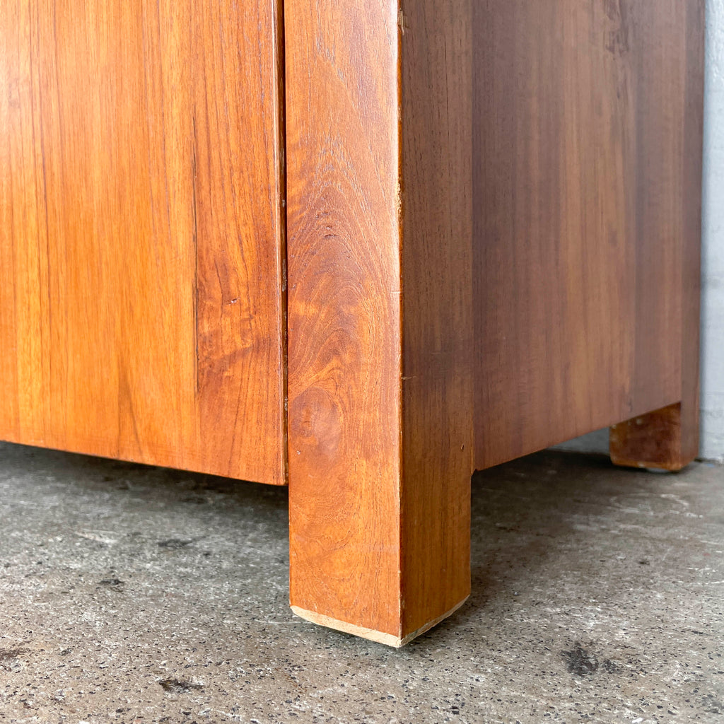 Slim Teak Side Cabinet