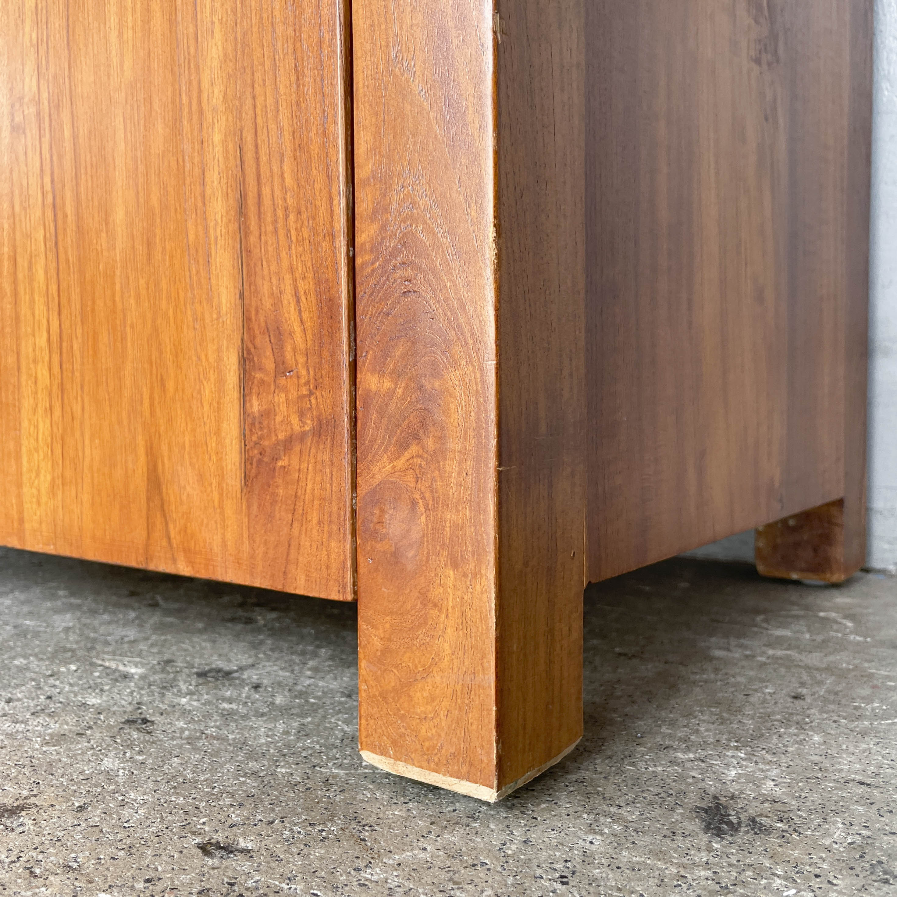 Slim Teak Side Cabinet