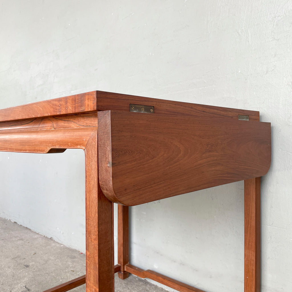 Rosewood Drop-Leaf Side Table