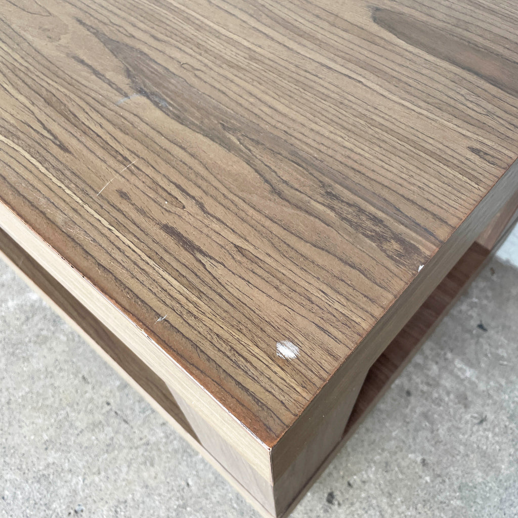 Low and Long Console with Open Compartment