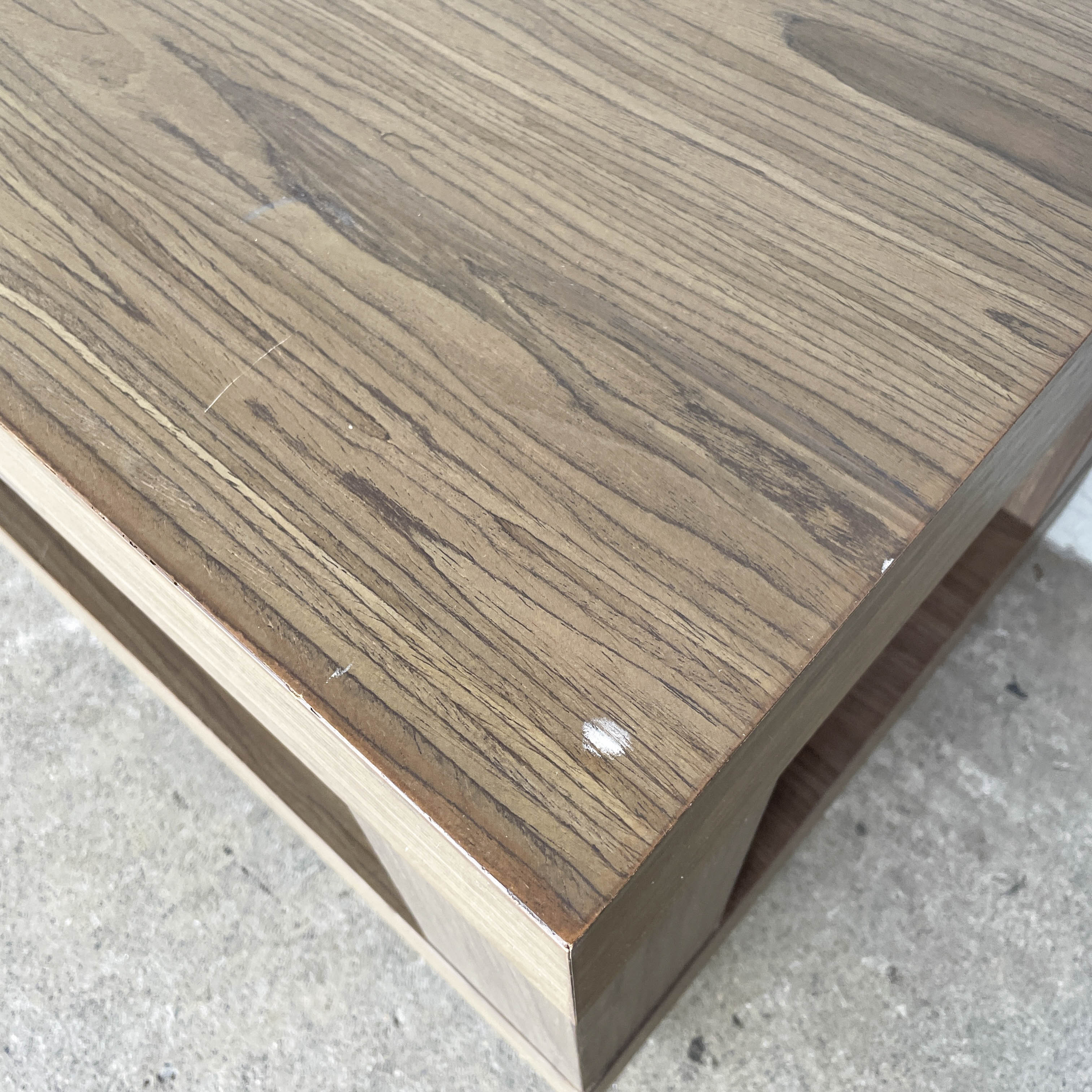 Low and Long Console with Open Compartment