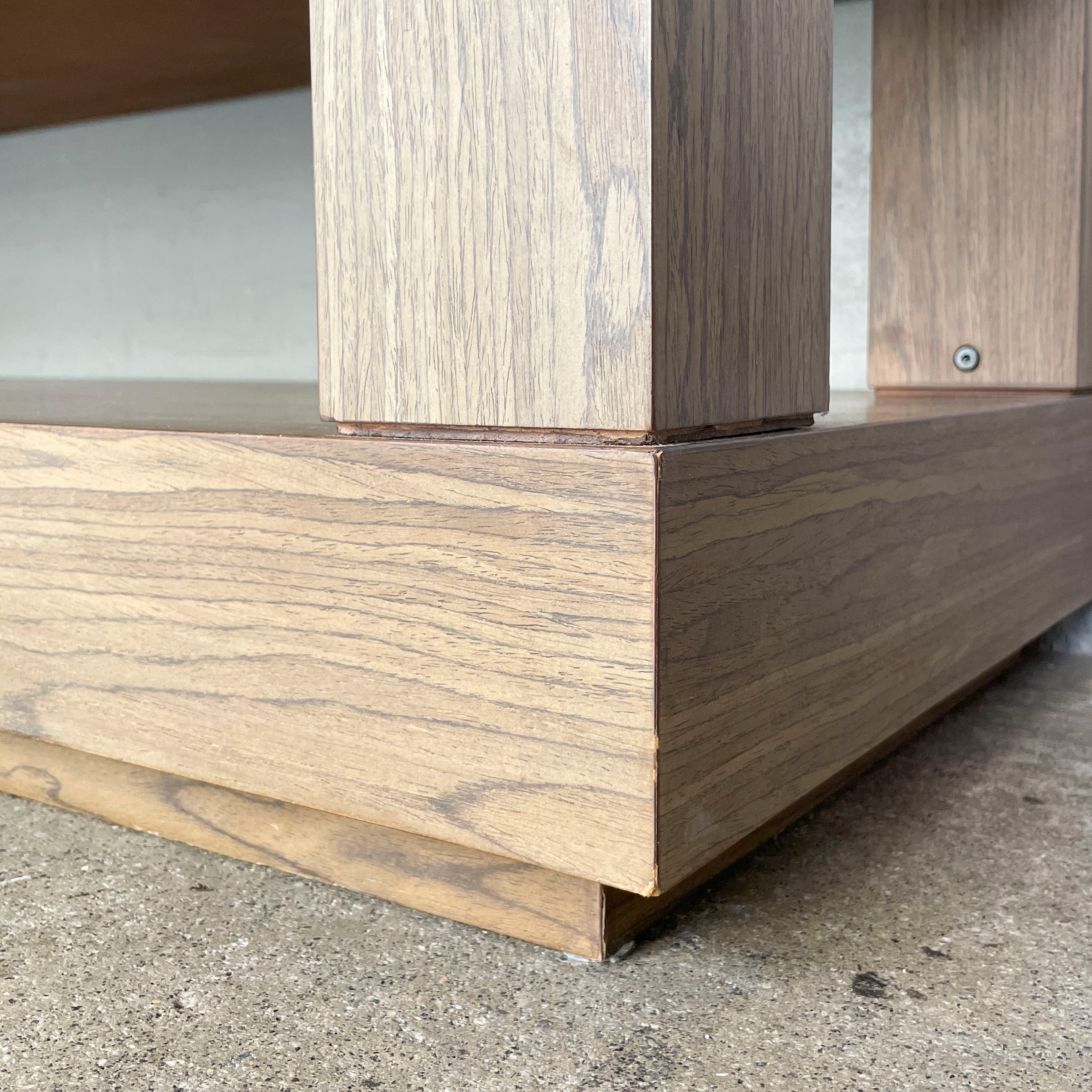 Low and Long Console with Open Compartment