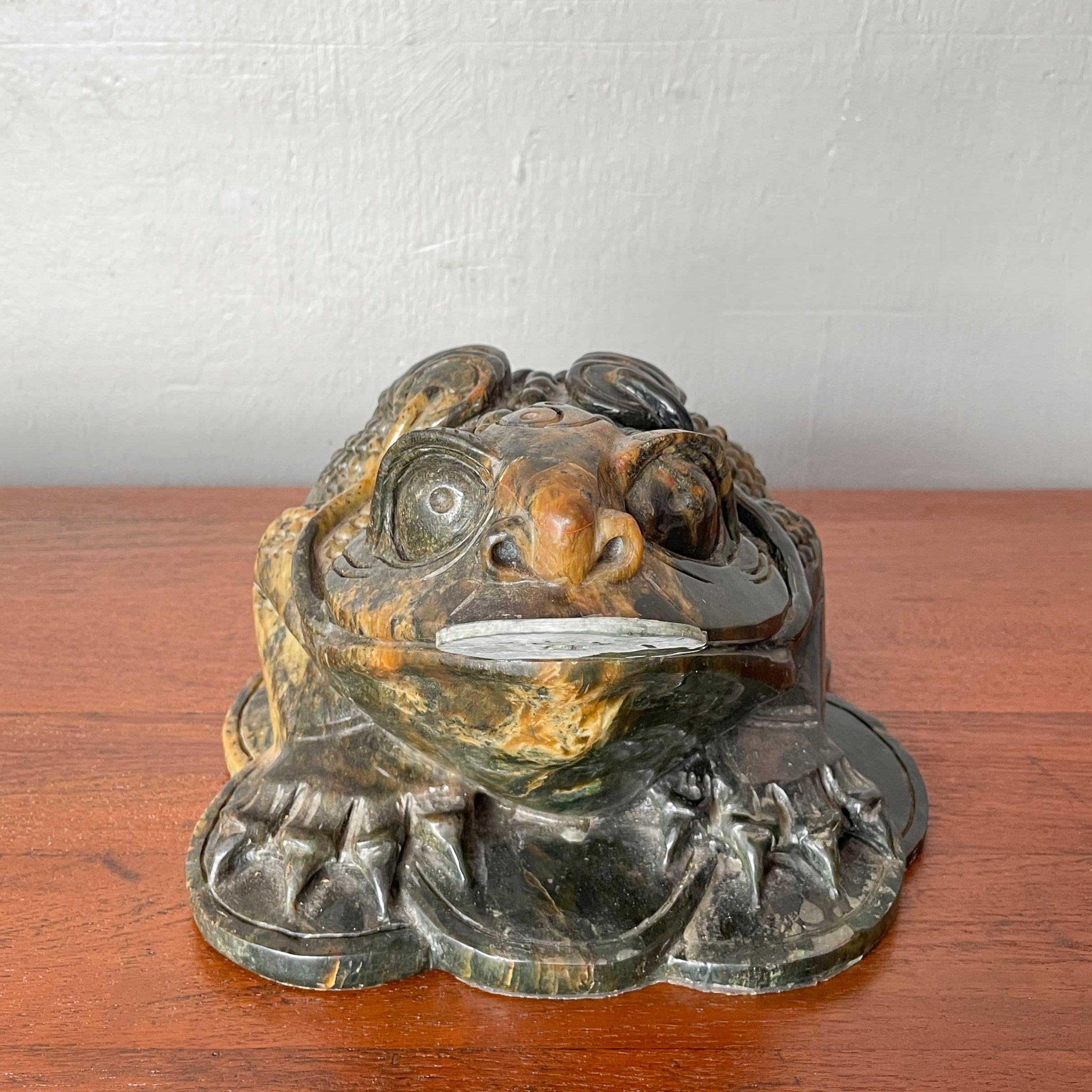 Carved Stone "Money Frog" Jin Chan (金蟾)