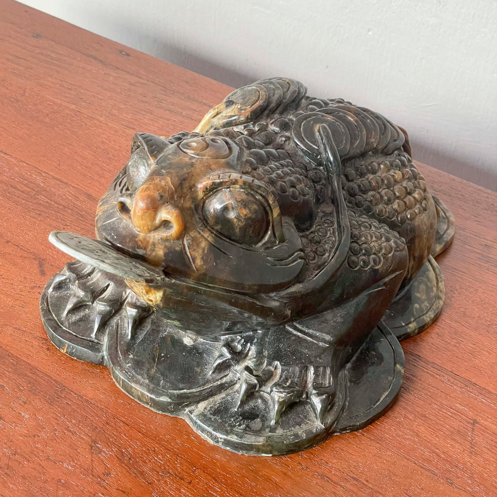 Carved Stone "Money Frog" Jin Chan (金蟾)
