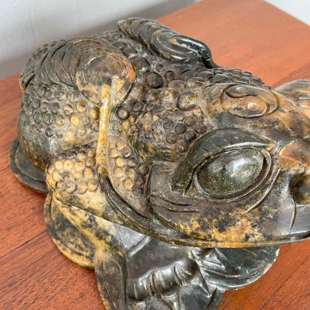 Carved Stone "Money Frog" Jin Chan (金蟾)