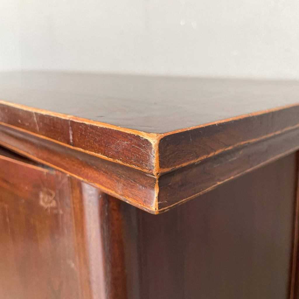 Elm Cabinet with Brass Medallion