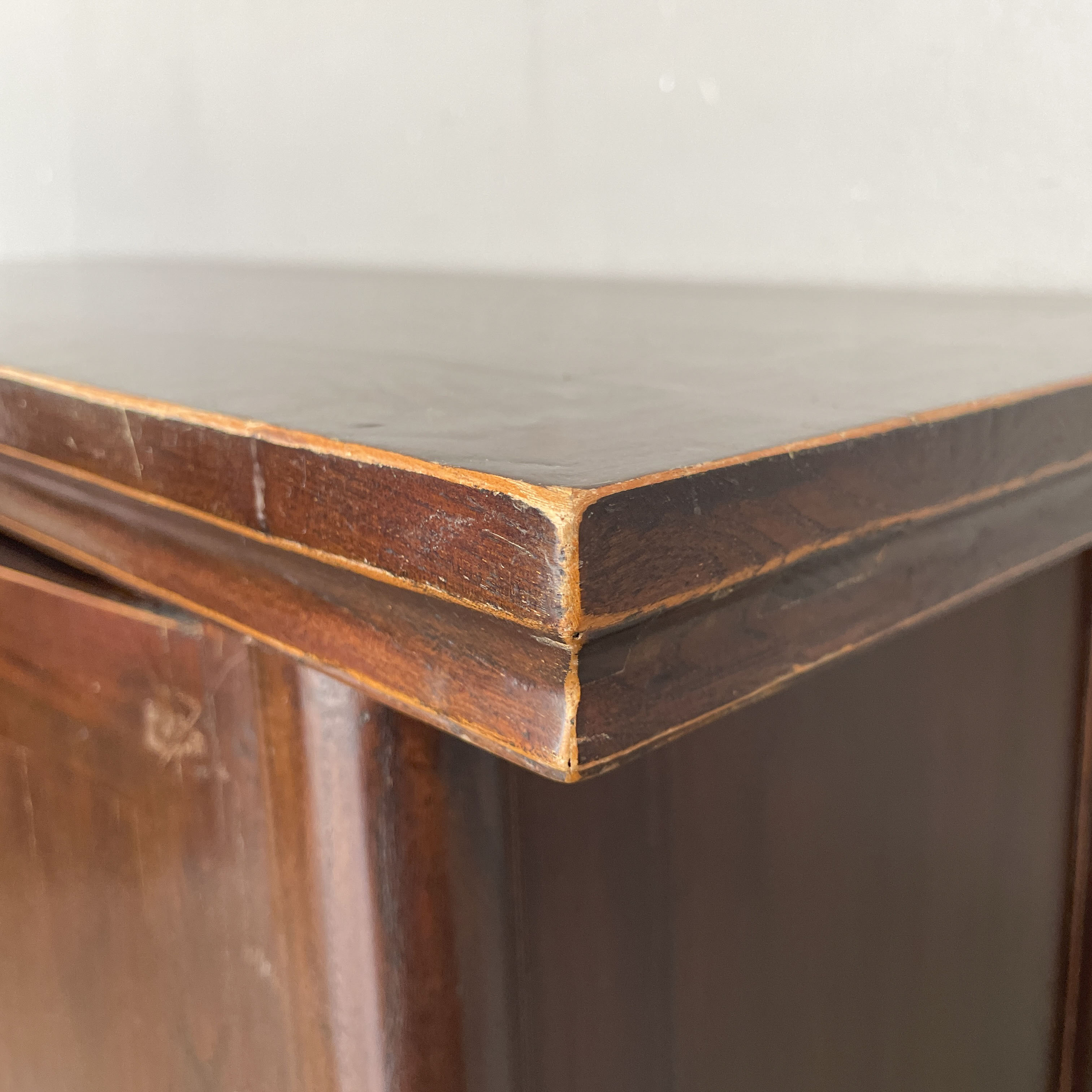Elm Cabinet with Brass Medallion