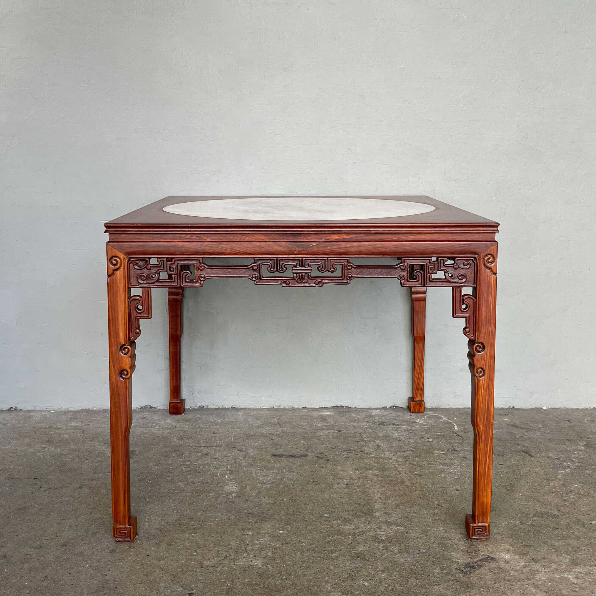Refurbished China Club Hardwood Table