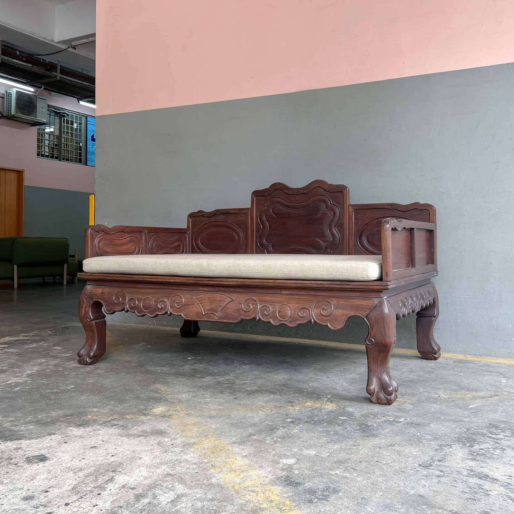 Chinese 白酸枝 Opium Bed