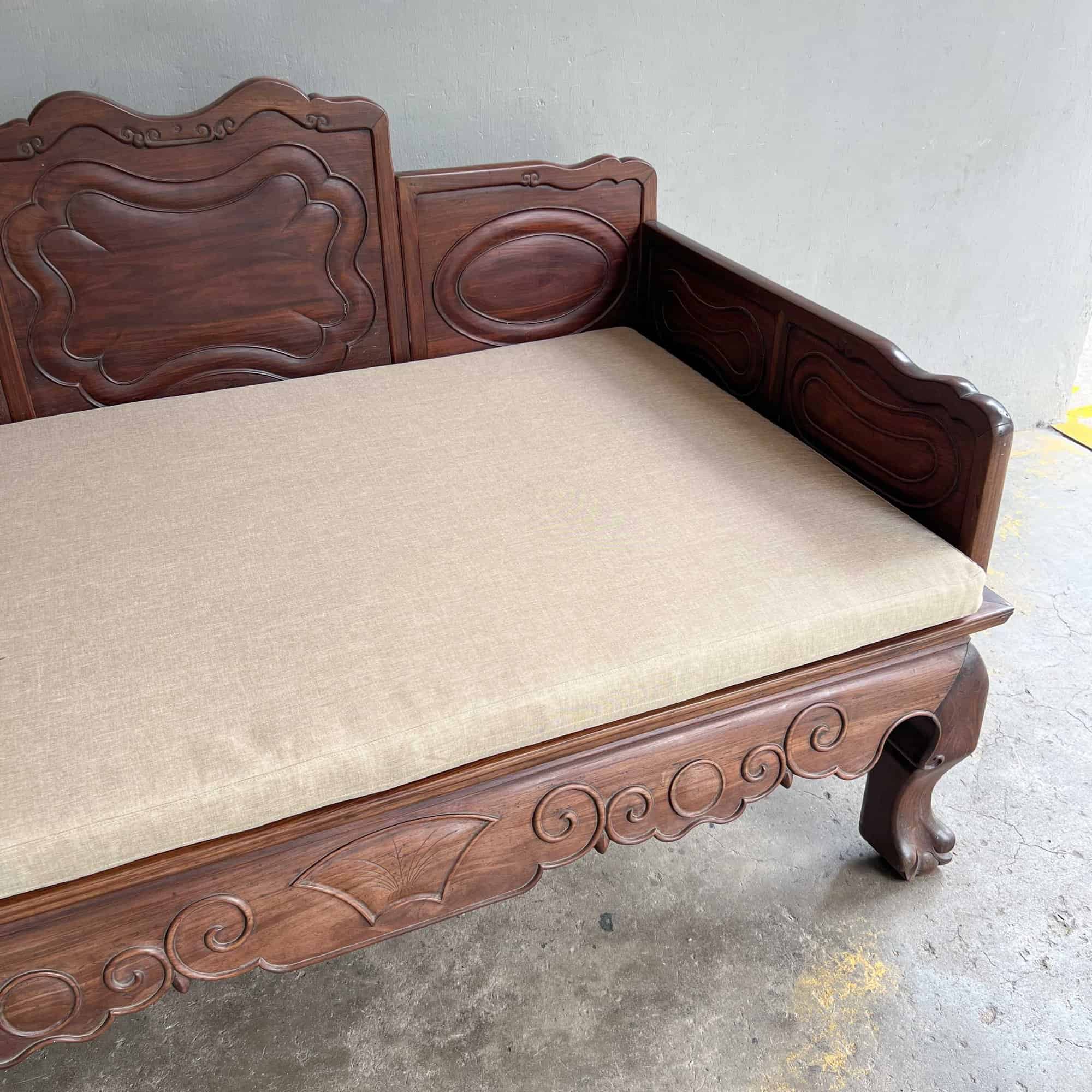 Chinese 白酸枝 Opium Bed