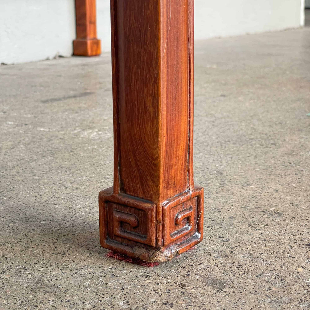 Refurbished China Club Hardwood Table
