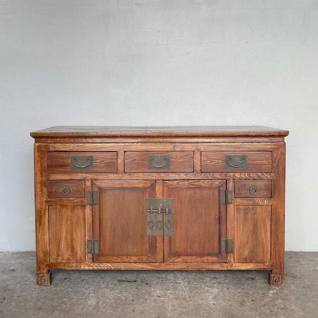 Chinese-Style Elm Sideboard