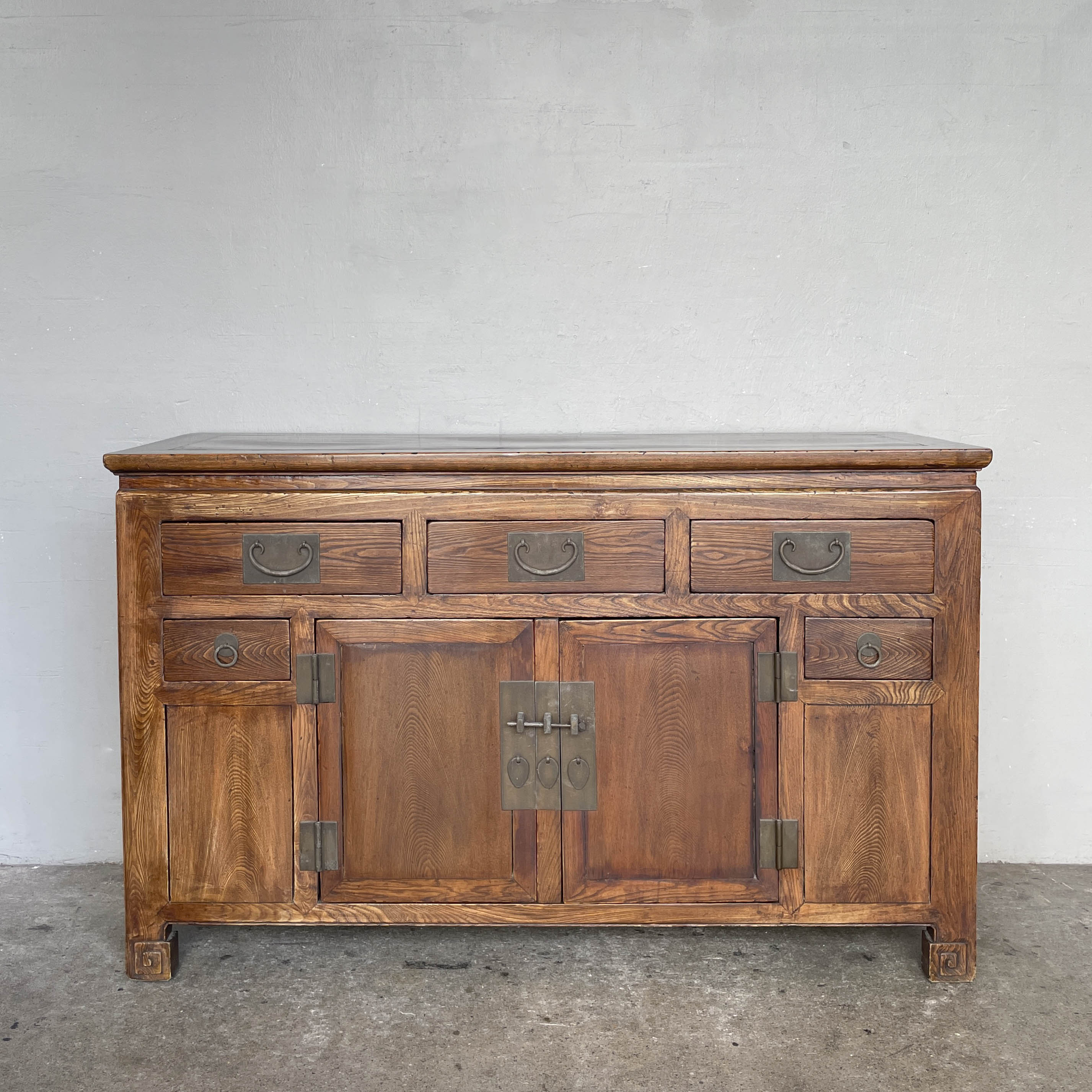 Chinese-Style Elm Sideboard