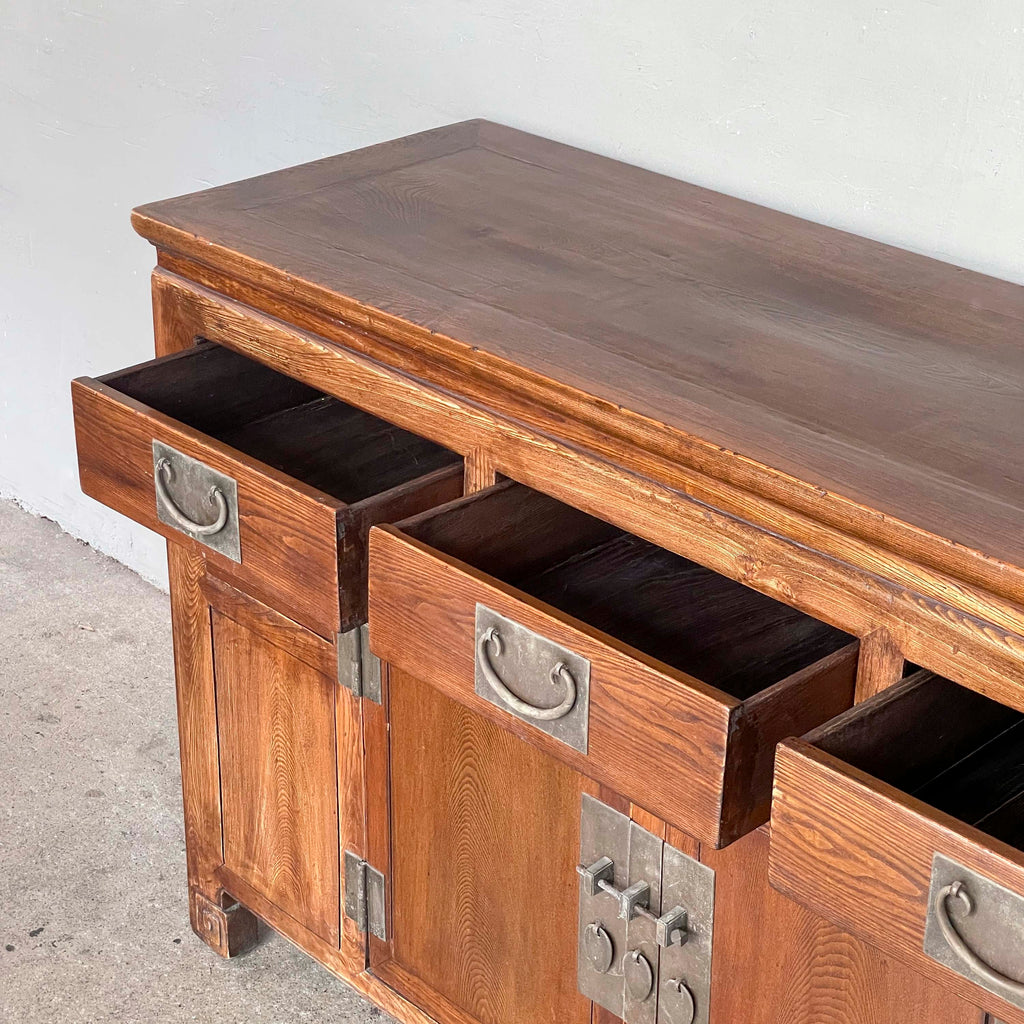 Chinese-Style Elm Sideboard