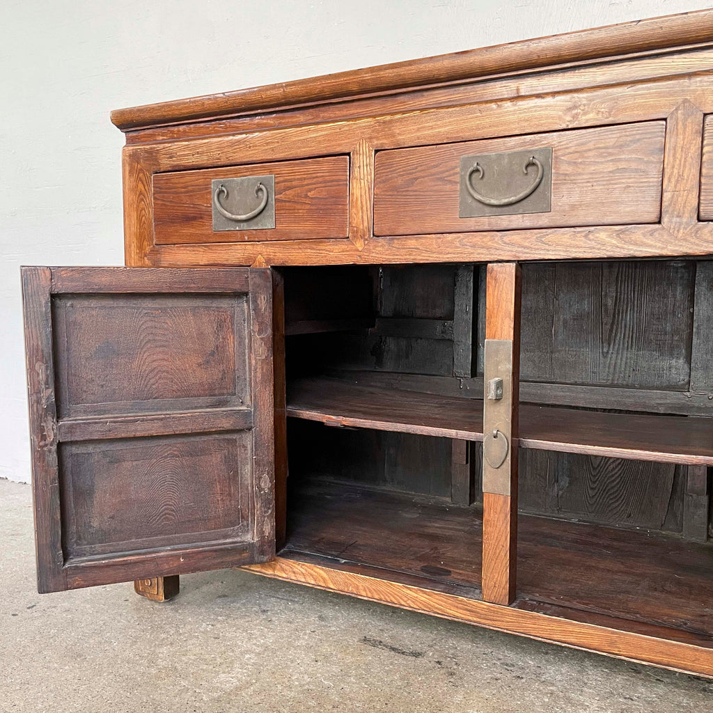 Chinese-Style Elm Sideboard