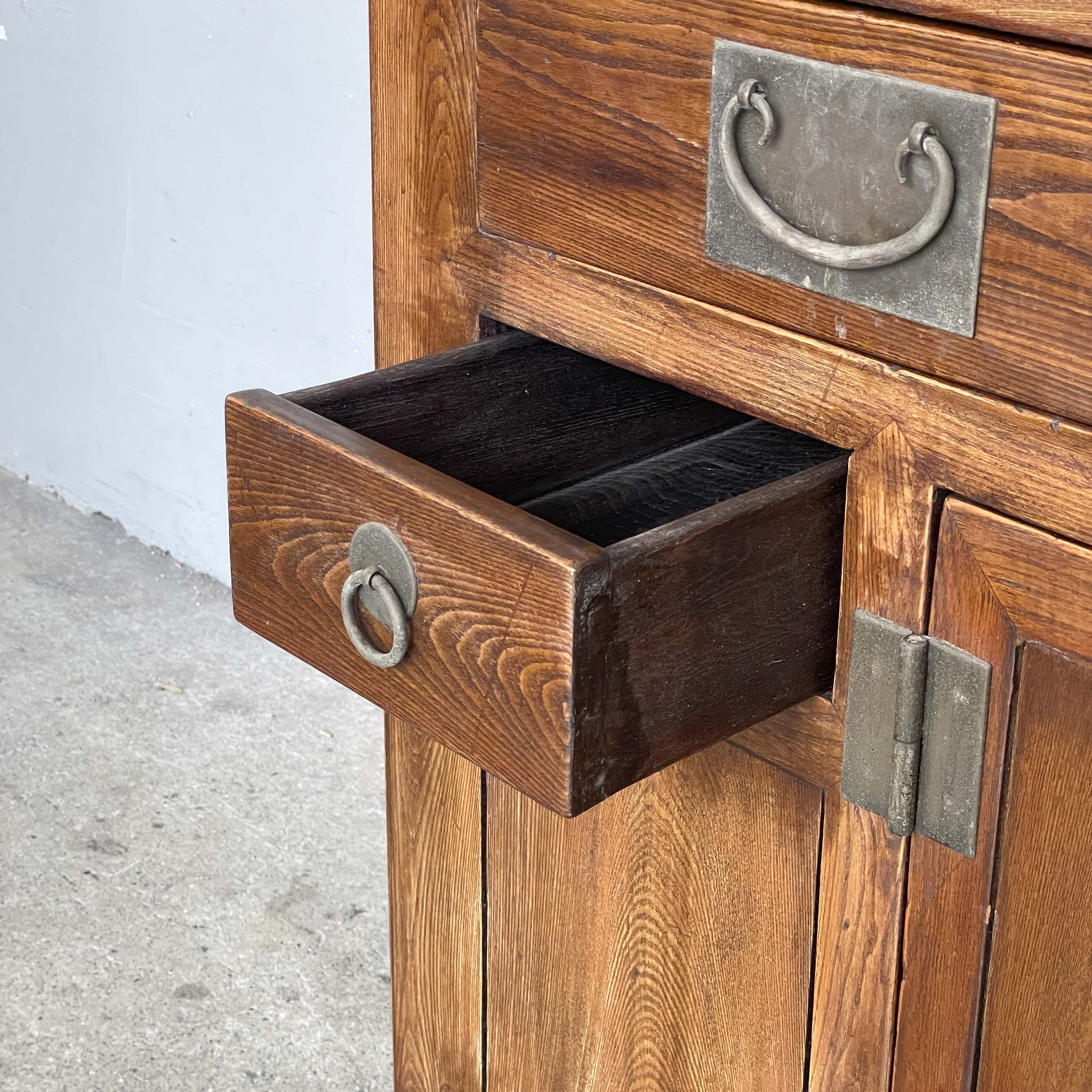Chinese-Style Elm Sideboard