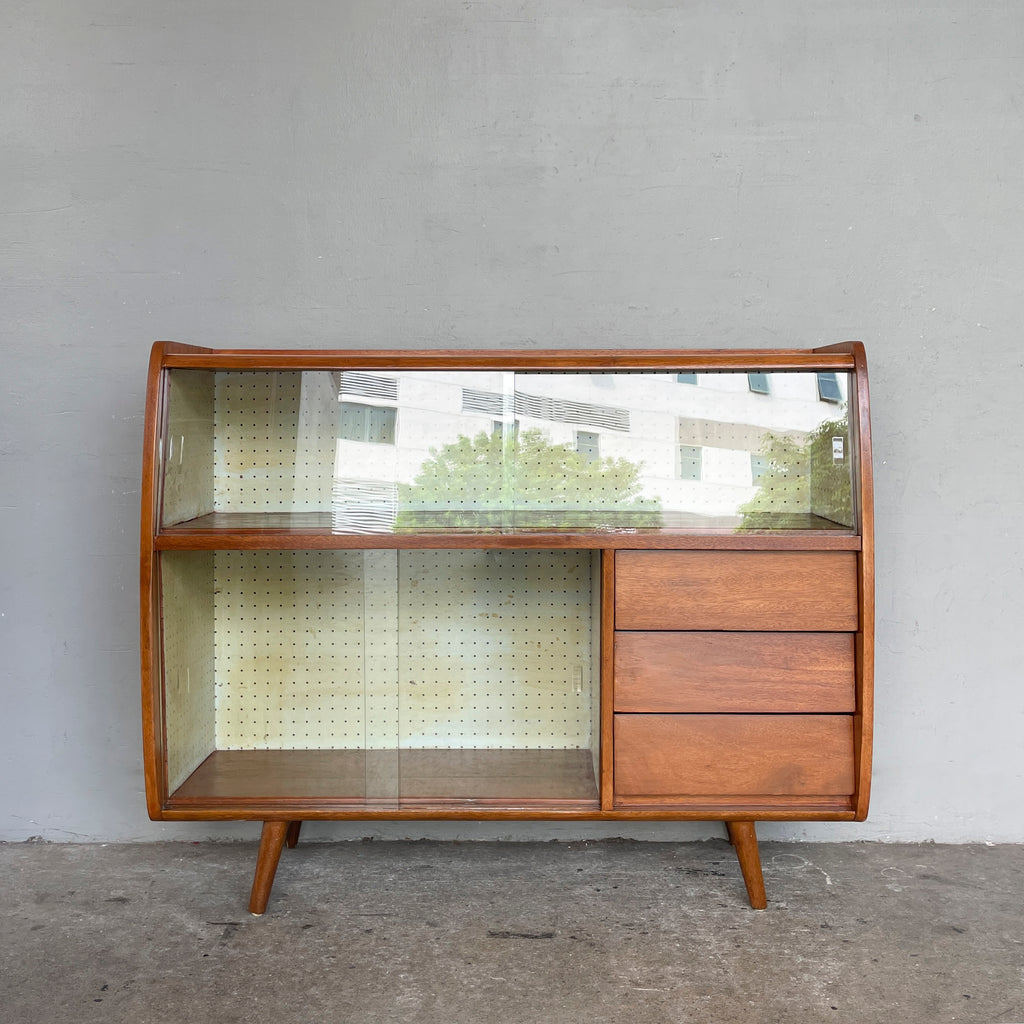 Refurbished Vintage Sideboard with Pegboard Interior
