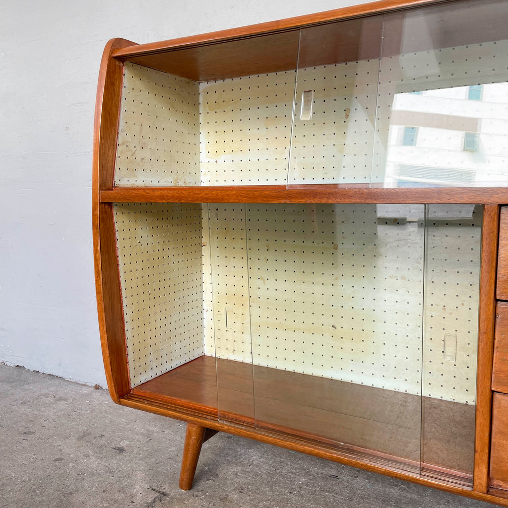 Refurbished Vintage Sideboard with Pegboard Interior