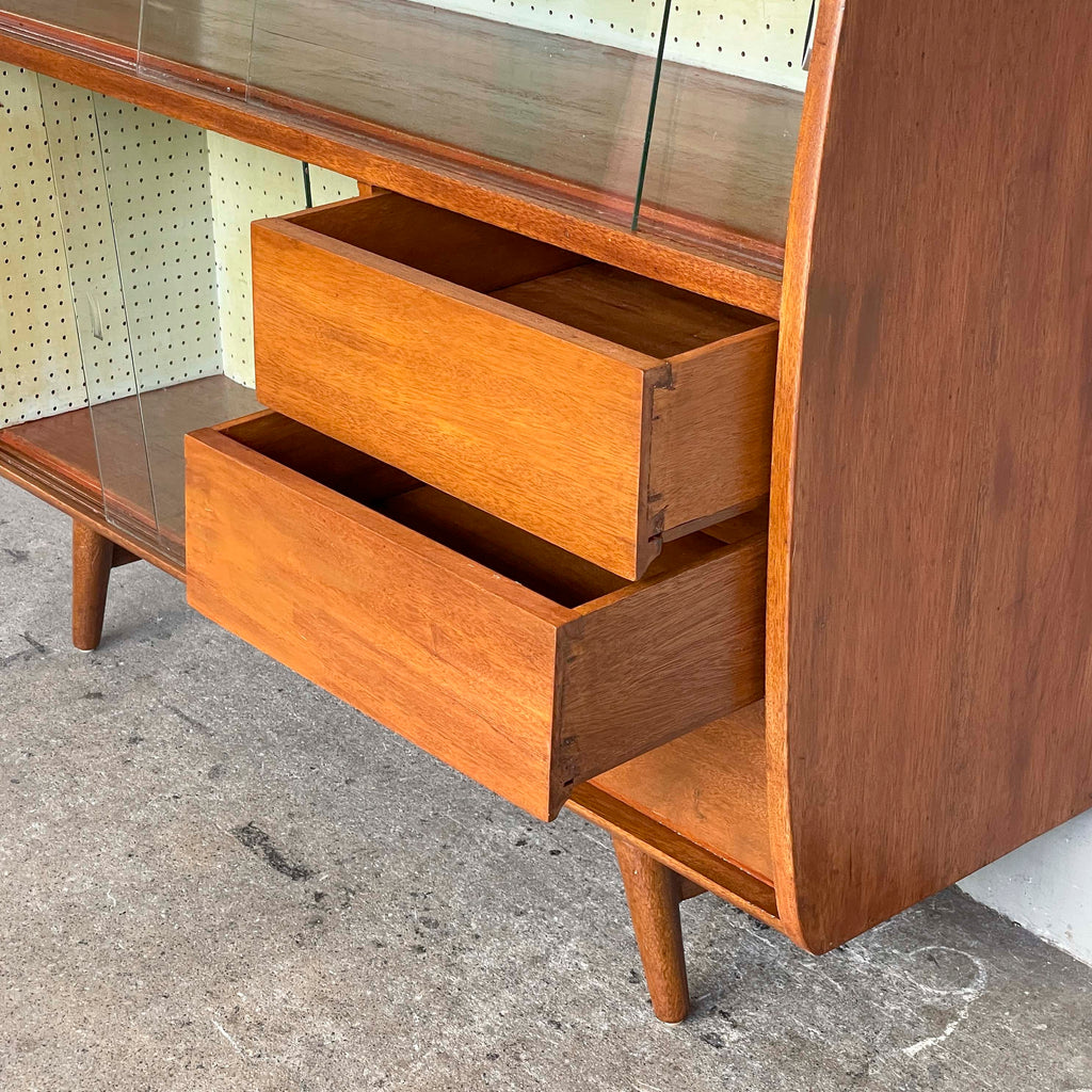 Refurbished Vintage Sideboard with Pegboard Interior