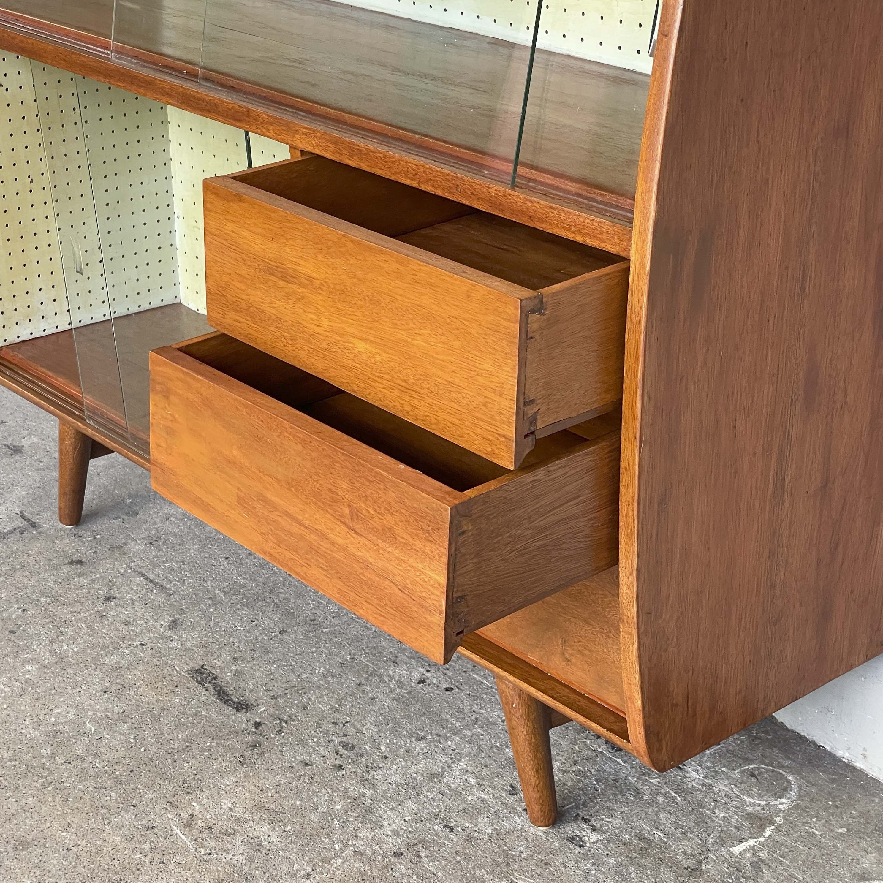 Refurbished Vintage Sideboard with Pegboard Interior