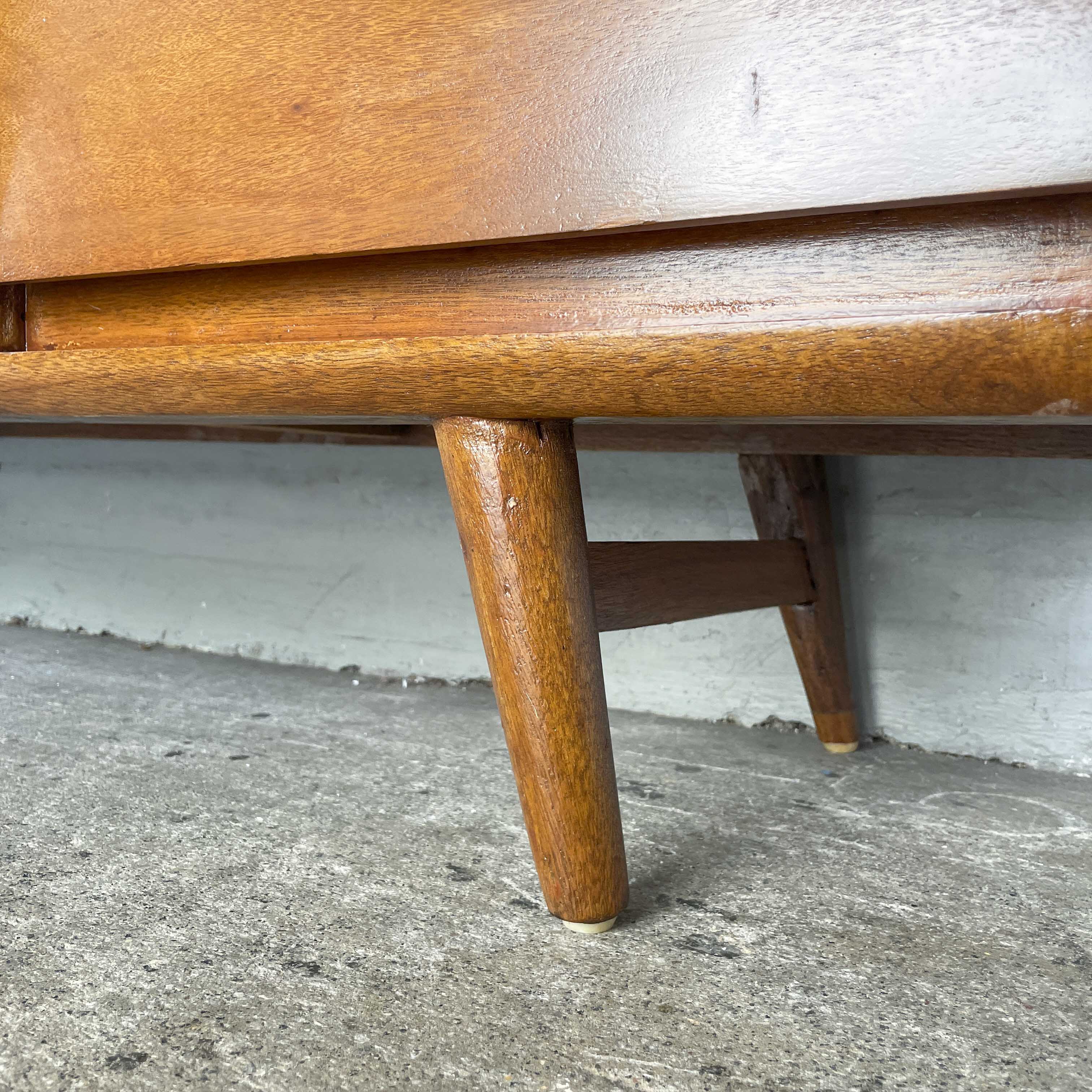 Refurbished Vintage Sideboard with Pegboard Interior