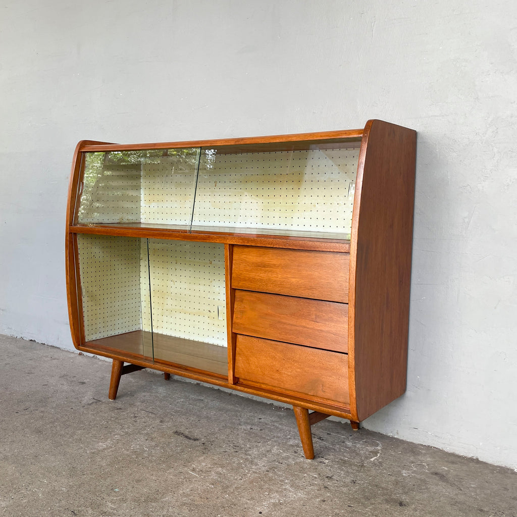 Refurbished Vintage Sideboard with Pegboard Interior