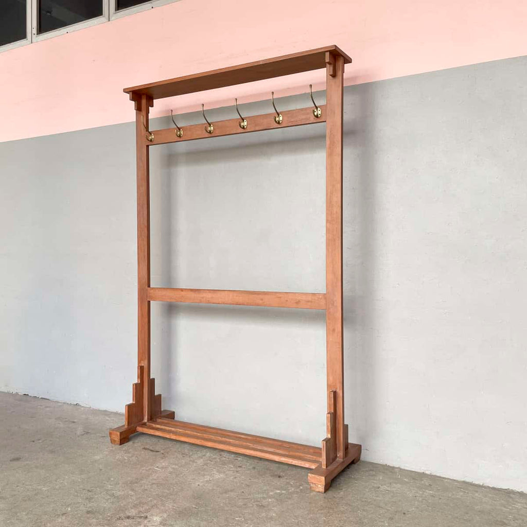 Vintage Art Deco Style Coat Stand