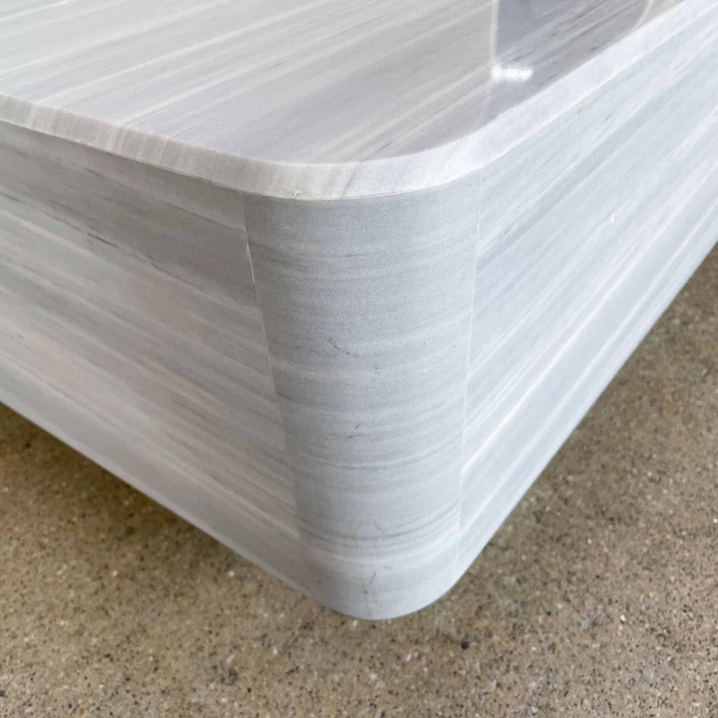 100cm x 100cm Square Grey Marble Coffee Table