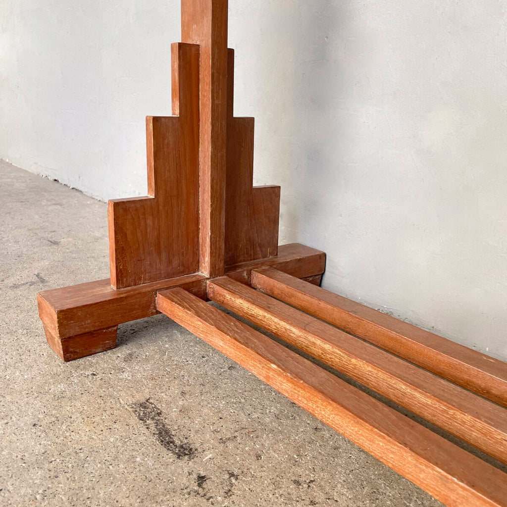 Vintage Art Deco Style Coat Stand