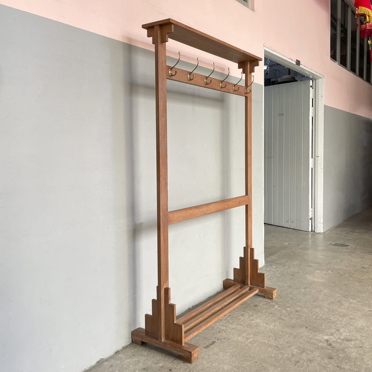 Vintage Art Deco Style Coat Stand