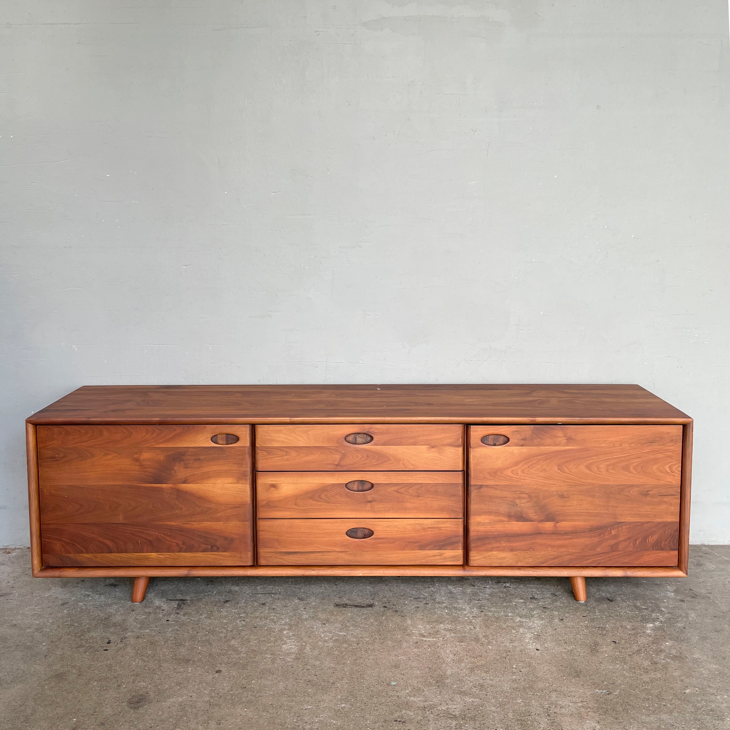 Low Walnut Console