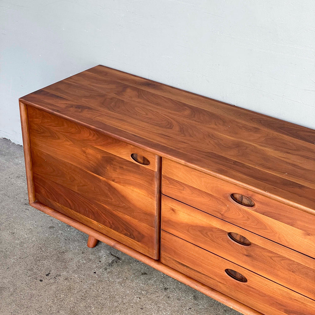 Low Walnut Console