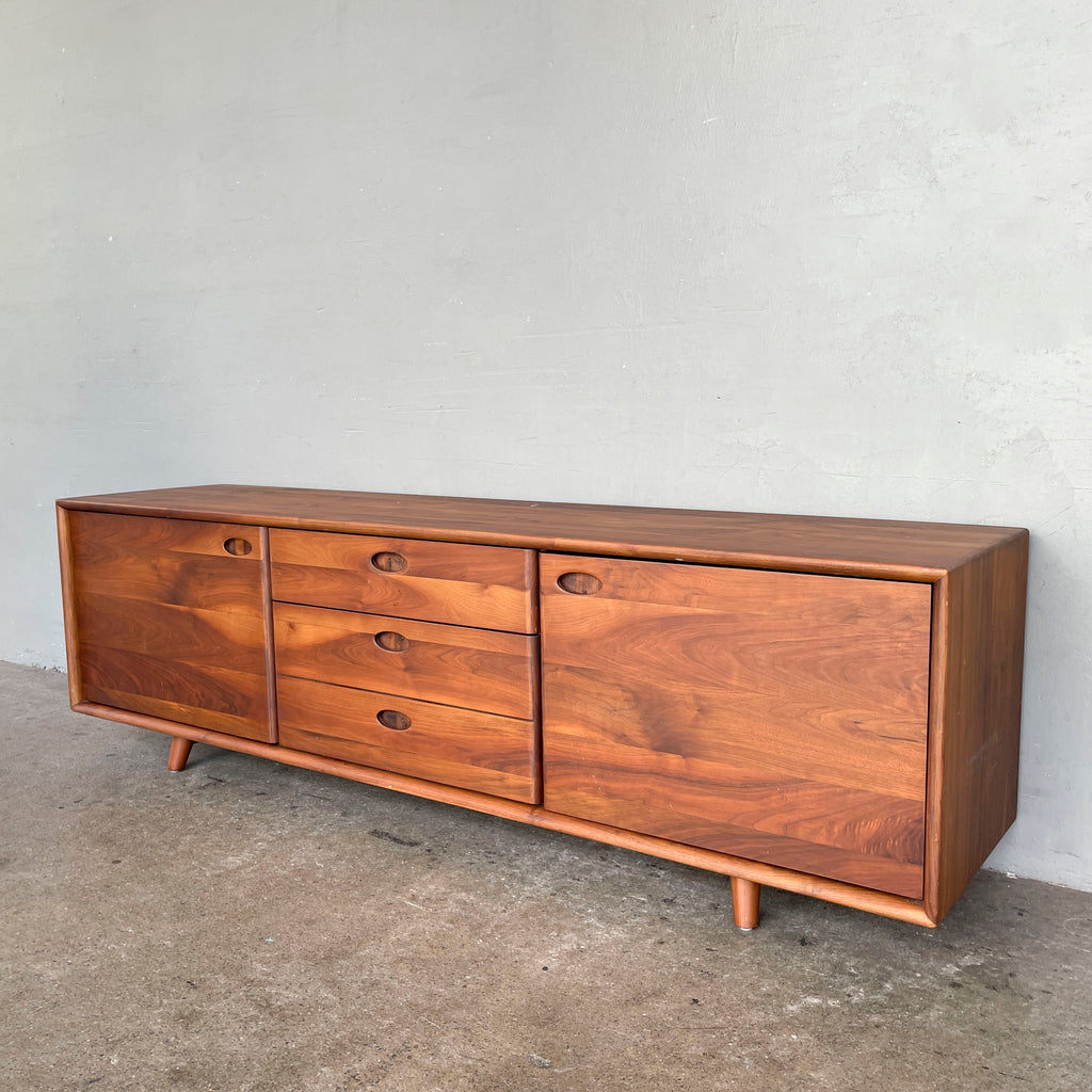 Low Walnut Console