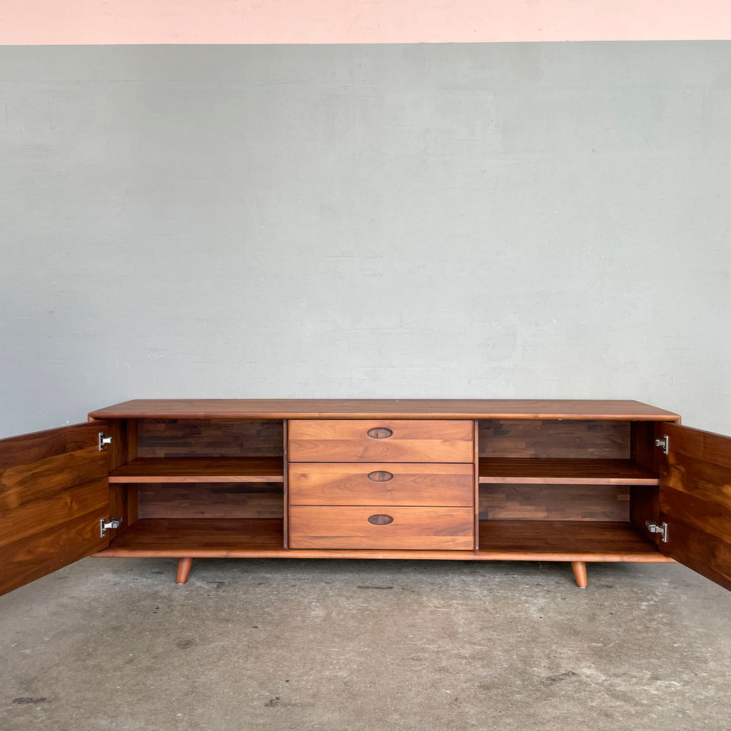 Low Walnut Console