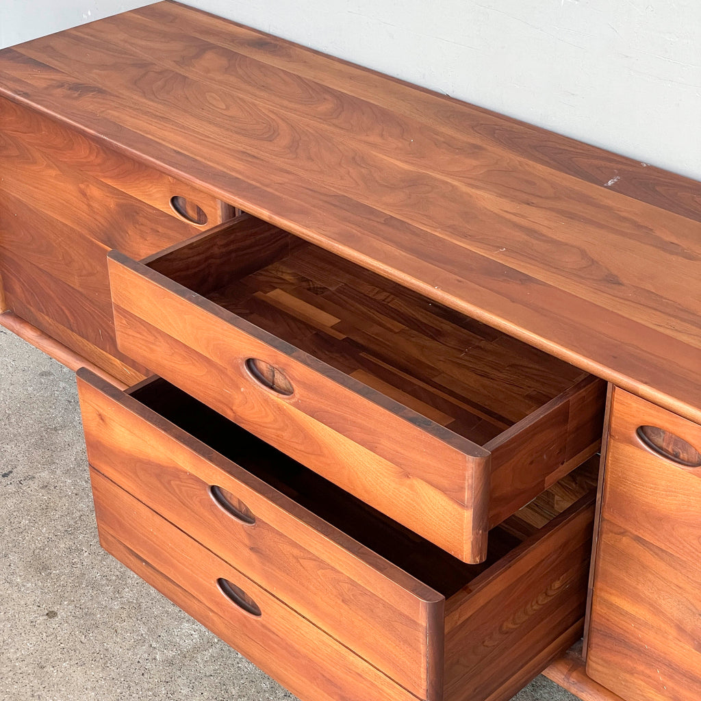 Low Walnut Console